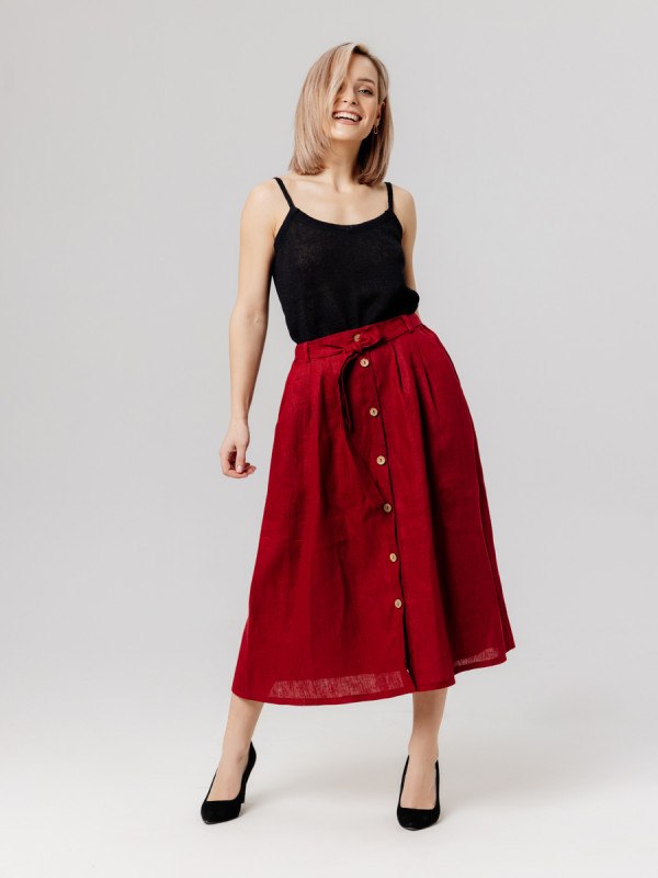Изображение Юбка 10-113 бордо