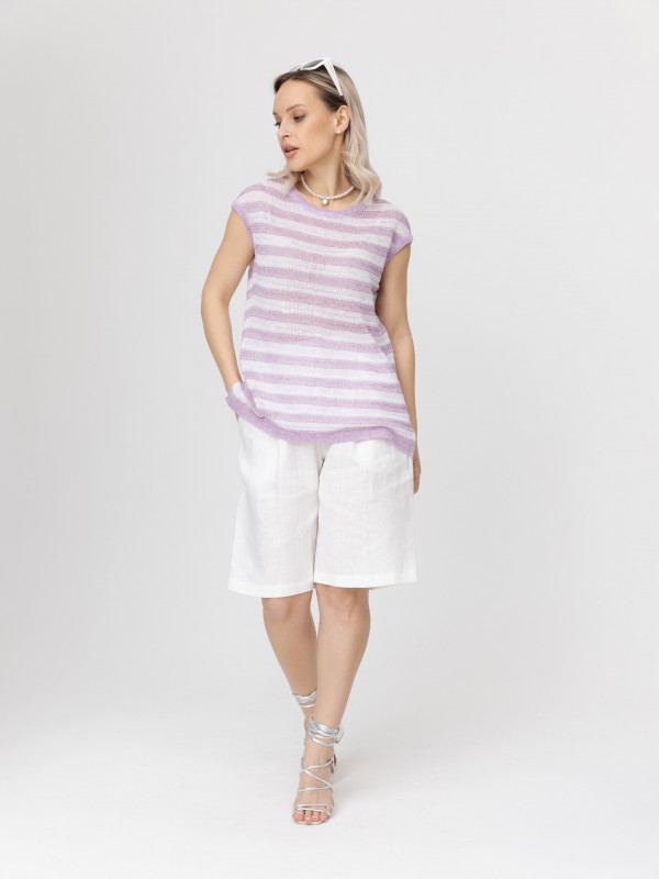 Изображение Блуза-топ 9-26 фиалка меланж