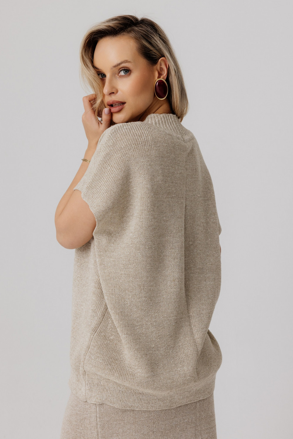 Жилет из льна 7-47