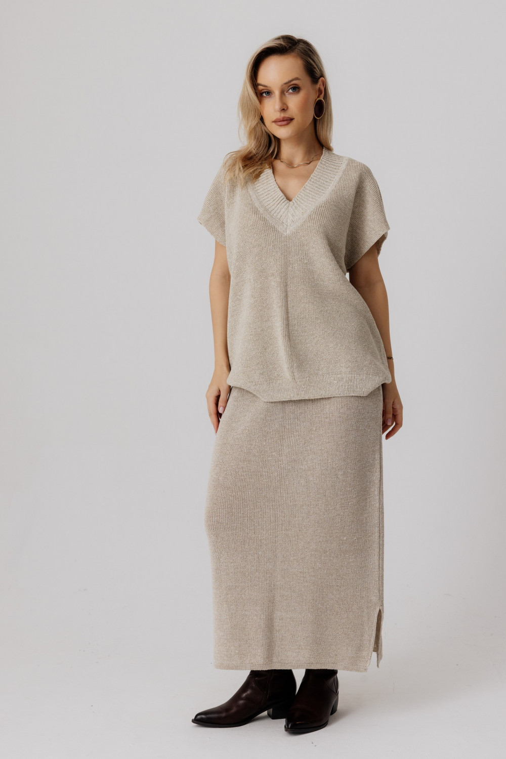 Жилет из льна 7-47