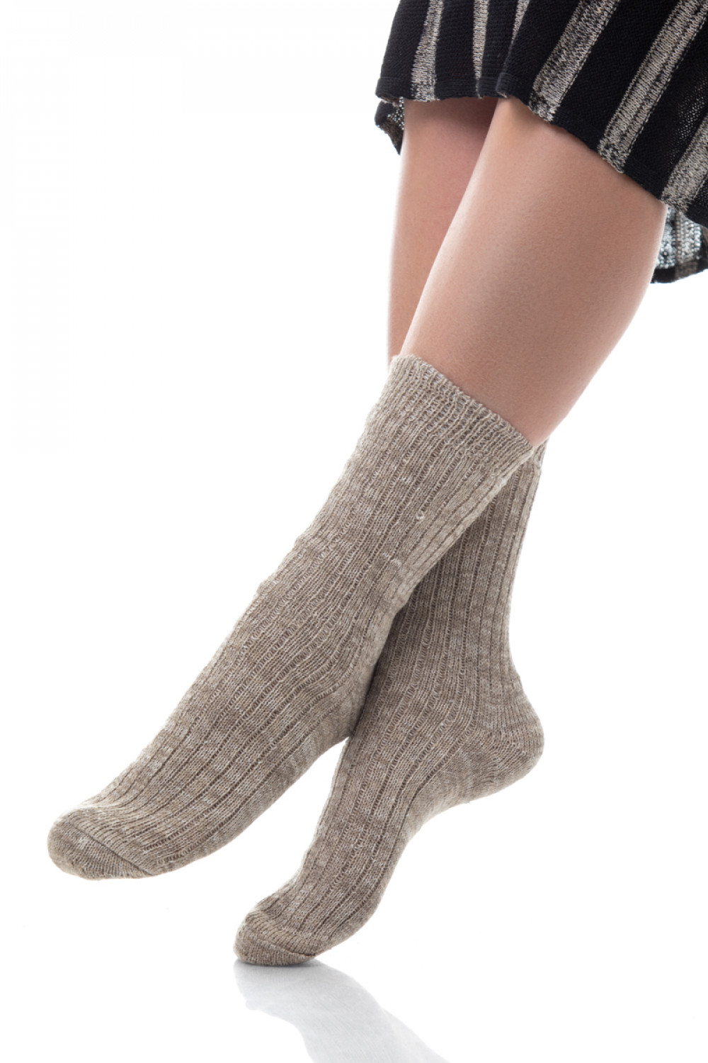 Носки женские из льна С-02