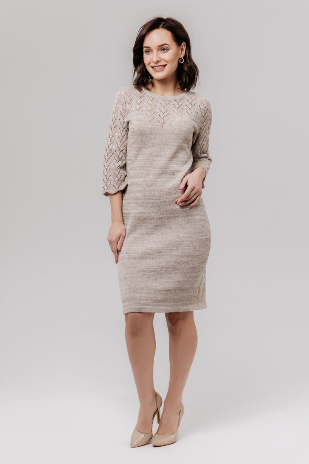 Платье льняное 14-07а