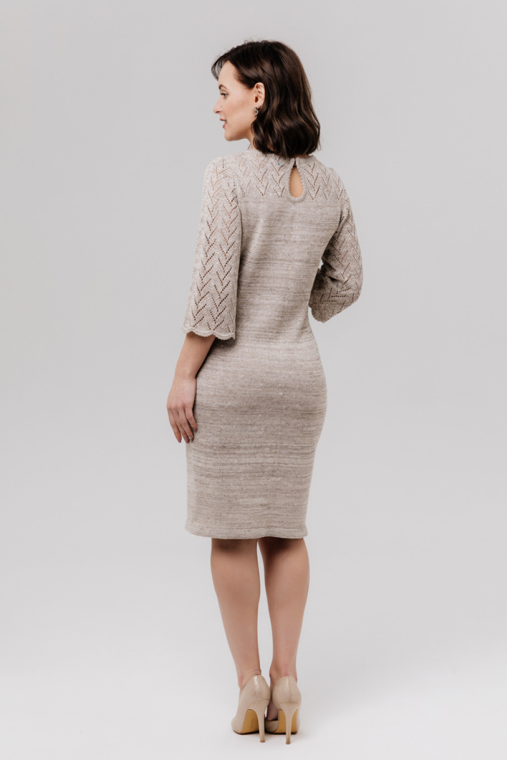 Платье льняное 14-07а