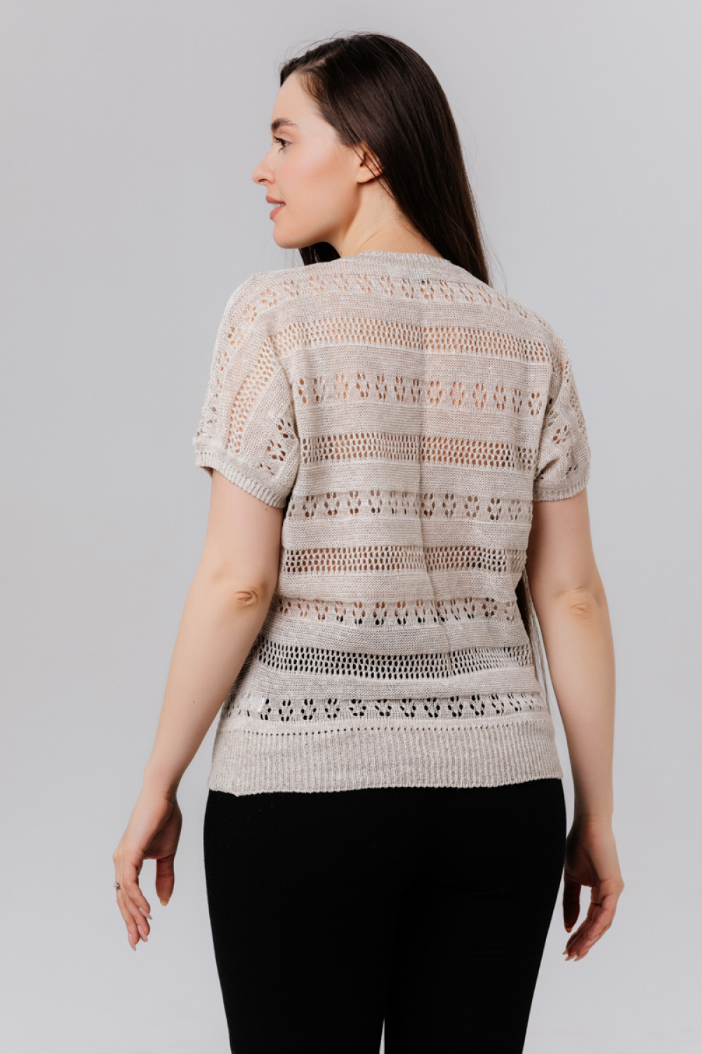 Джемпер из льна 4-195