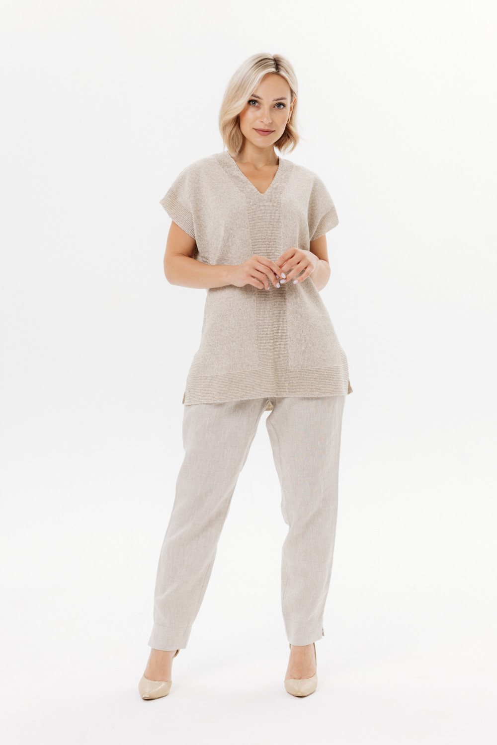 Джемпер из льна 4-291 Джемпер из льна 4-291