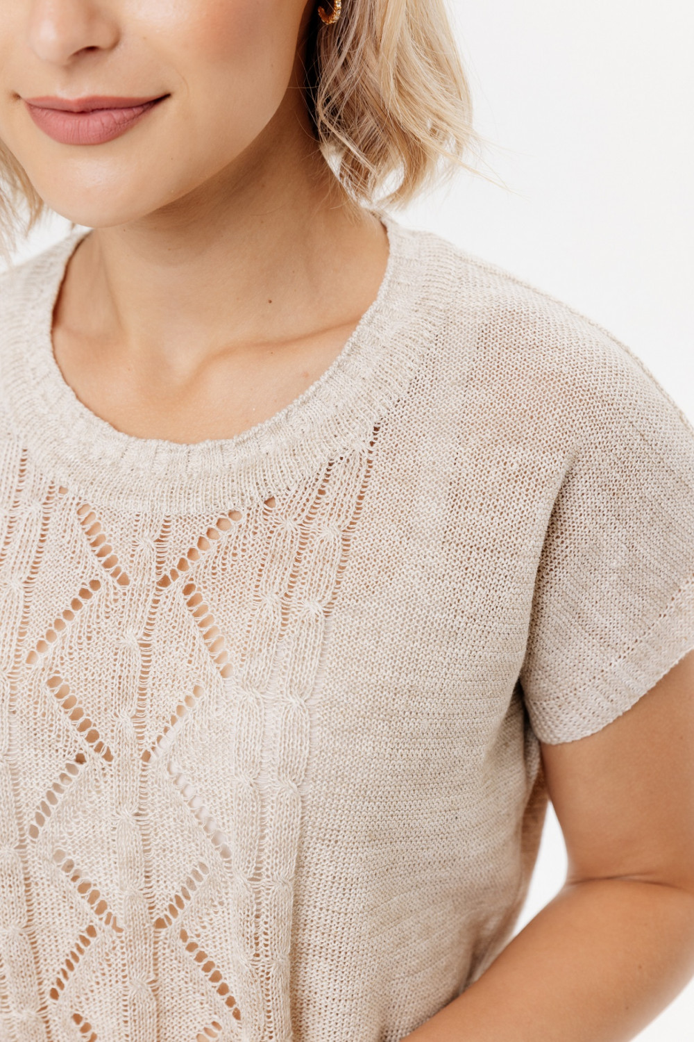 Джемпер из льна 4-294