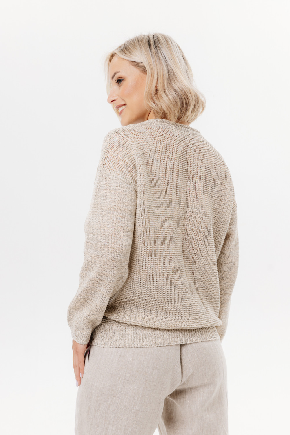 Джемпер из льна 4-296