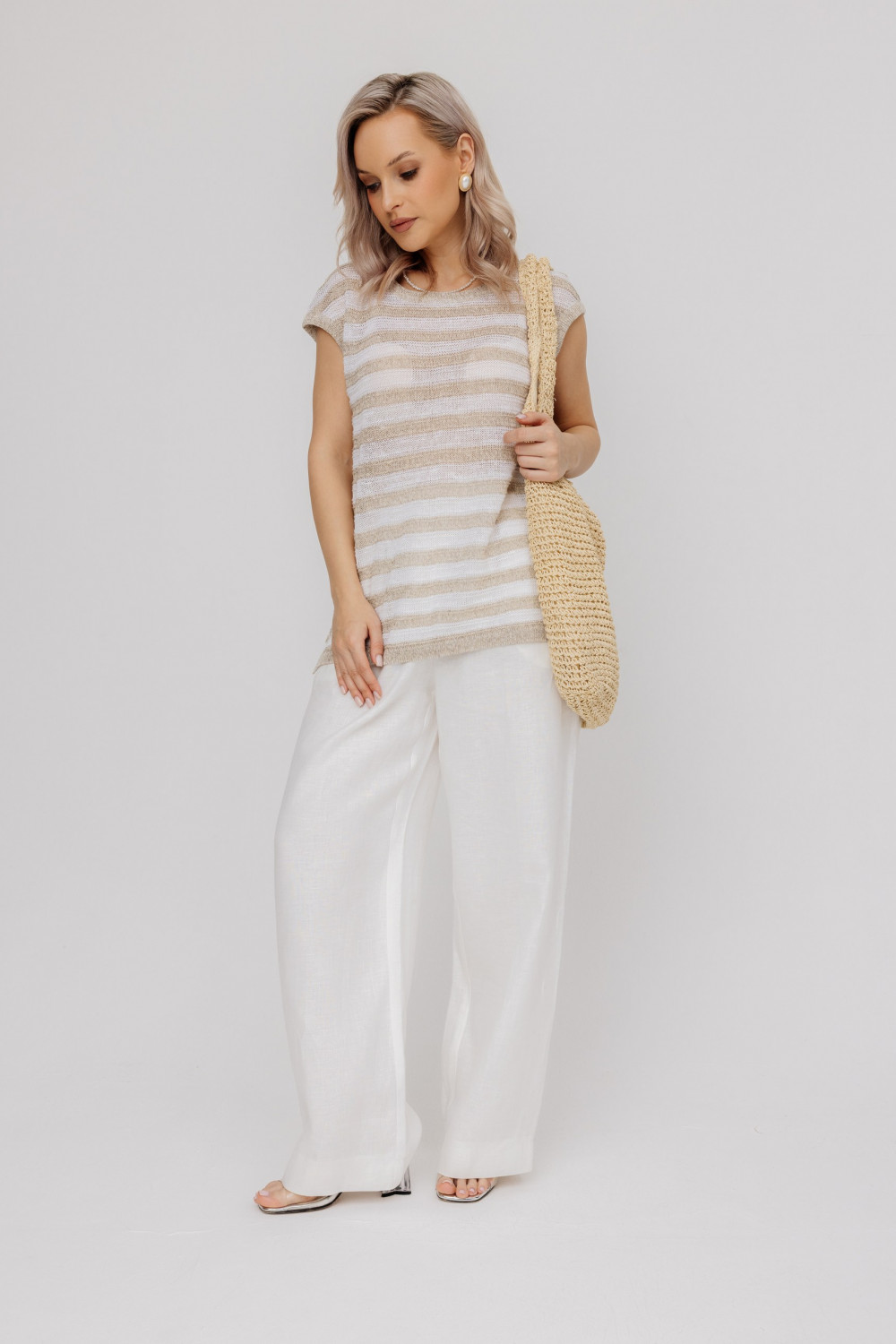 Блуза-топ изо льна 9-26