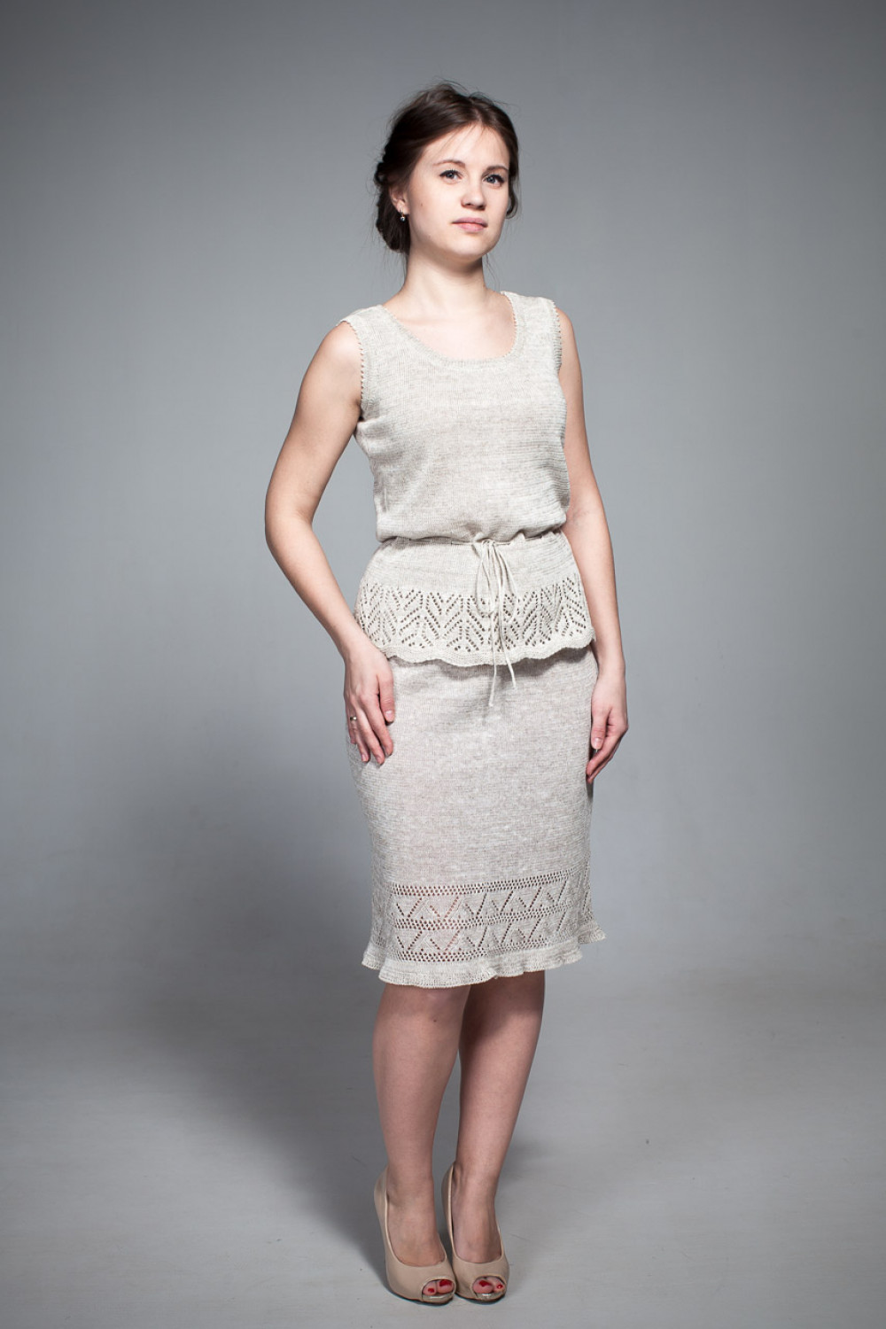 Блуза-топ льняной 8-83 Блуза-топ льняной 8-83